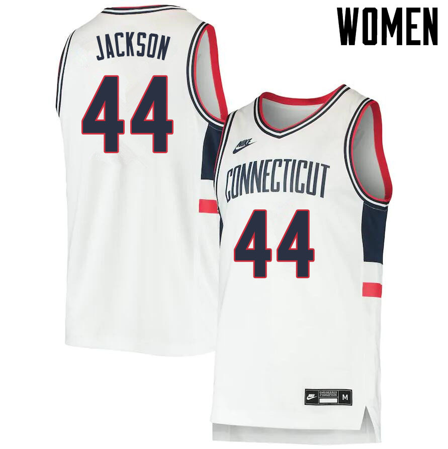 2021 Women #44 Andre Jackson Uconn Huskies College Basketball Jerseys Sale-Throwback